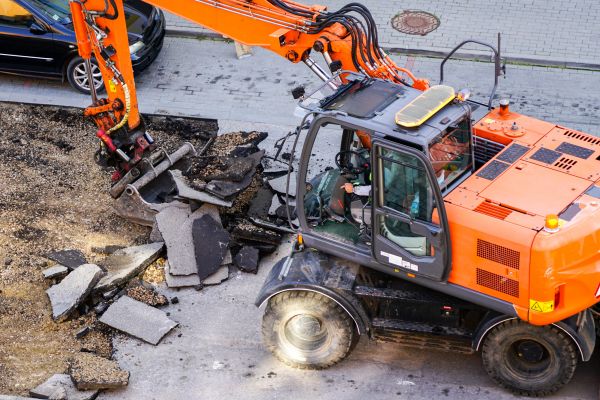 Asphalt Demolition in Easton