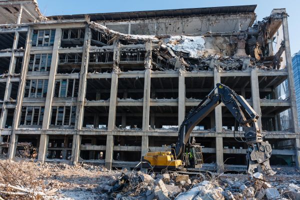 Commercial Building Demolition in Easton