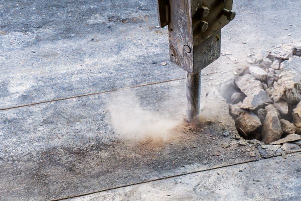Concrete Patio Removal in Easton