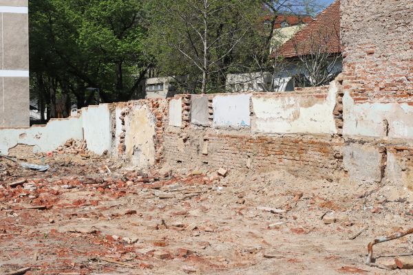 Brick Wall Demolition in Easton