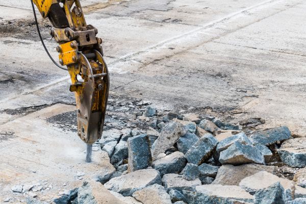 Parking Lot Removal in Easton