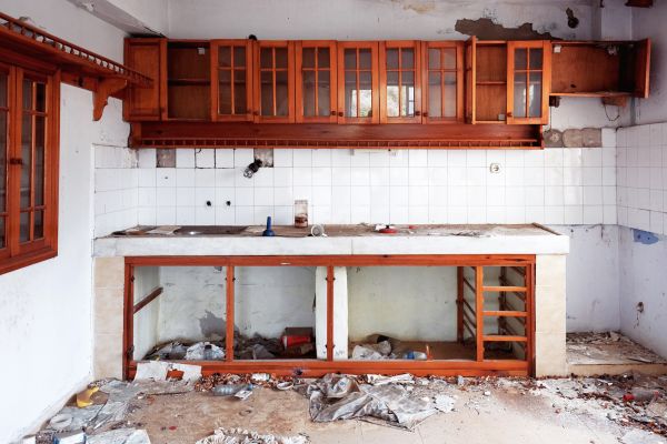 Kitchen Cabinet Demolition in Easton